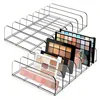 7-Compartment Transparent Makeup Organizer for Eyeshadow Palette and Cosmetics, Vanity Table and Bathroom Countertop Storage Box 2