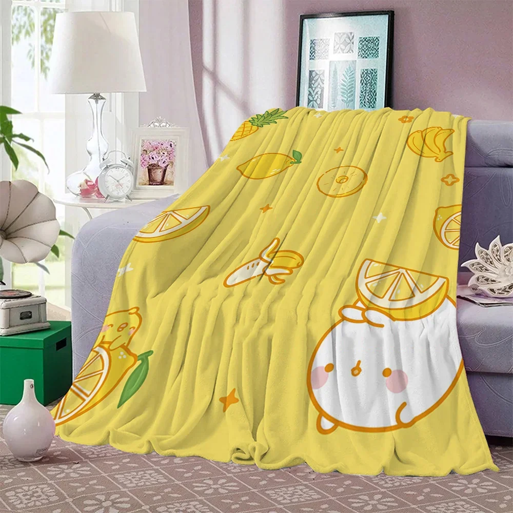 Molang Sofa Blankets for Decorative Sofa Custom Blanket Throw Beach Towel Fluffy Soft Blankets King Size Thin Wadding Blanket 2