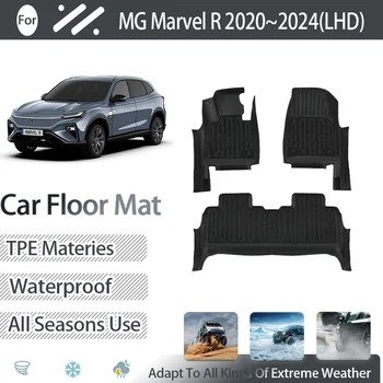 Tappetino per Auto per Rising MG Marvel R 2020 2021 2022 2023 2024 tappeti per piedi resistenti allo sporco coperture per pavimenti in TPE accessori per Auto LHD