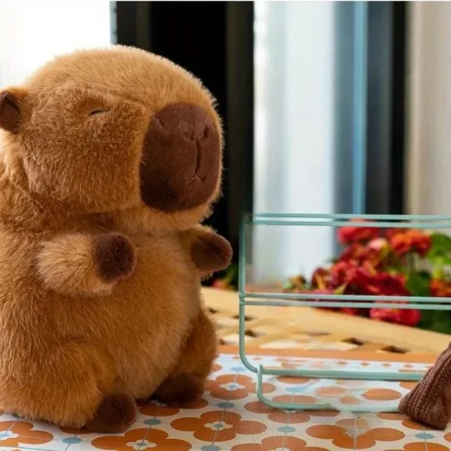 10-30cm Capybara Plush Simulation Capibara Anime Fluffty Toy Cute Doll Stuffed Animals Doll Plush Christmas Thanksgiving Gift 5 10-30cm Capybara Plush Simulation Capibara Anime Fluffty Toy Cute Doll Stuffed Animals Doll Plush Christmas Thanksgiving Gift 5