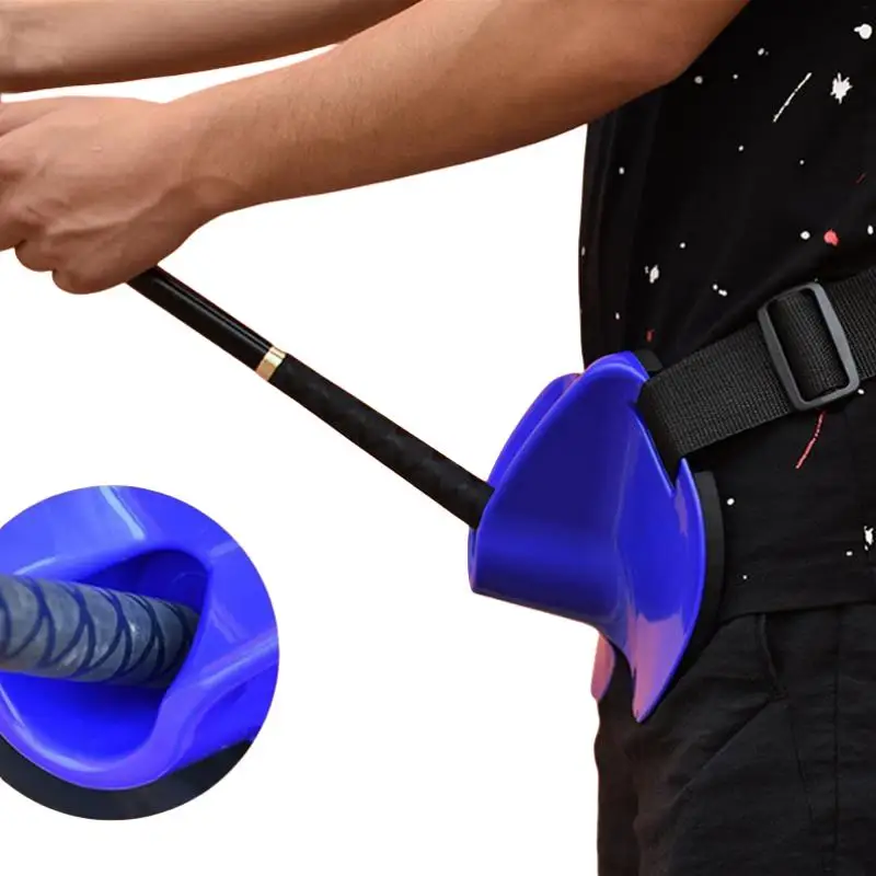 Fishing Fighting Belt Durable Quality Fish Rod Holder Adjustable Belt Waist Rod Holder Boat Fishing Accessories Tackle