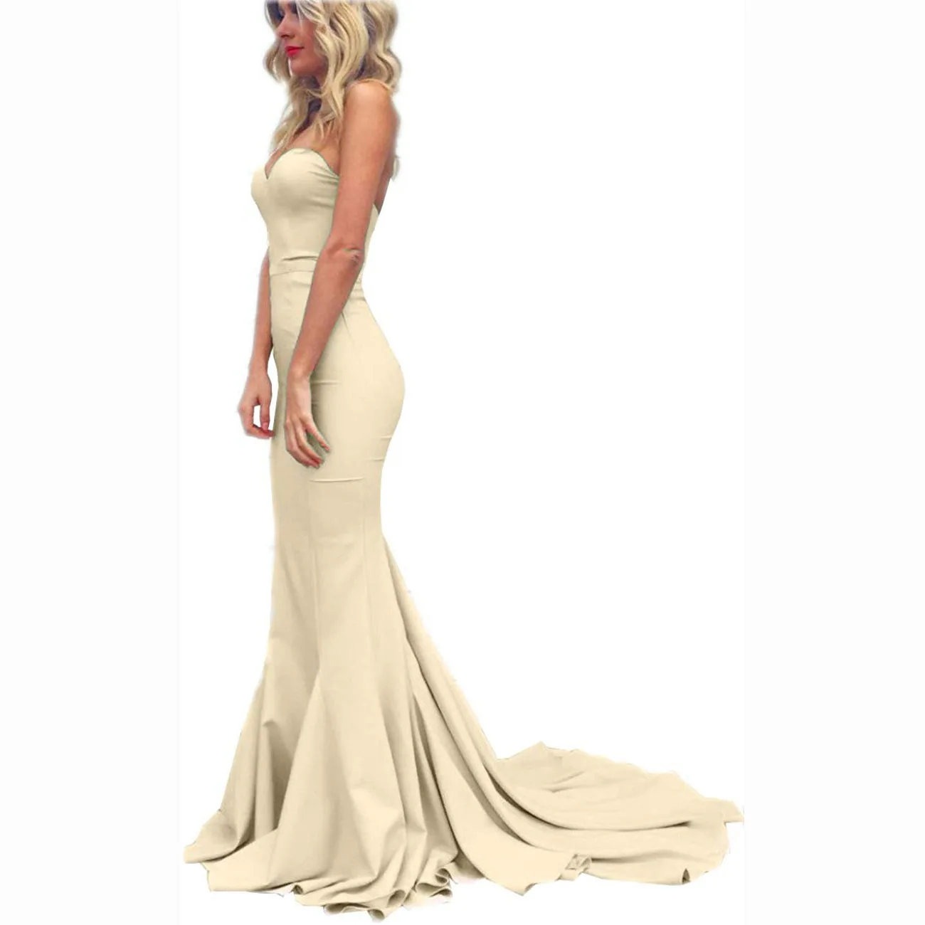 

Mermaid Bridesmaid Dresses Satin Sexy Sweetheart Off Shoulder Wedding Guest Gowns Simpleelegant Robe Demoiselle D Honeyour Femme