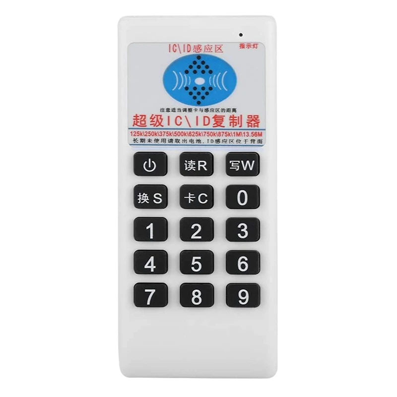 

Handheld RFID Copier Reader Writer Duplicator 125Khz 13.56Mhz Frequency ID IC Card Programmer