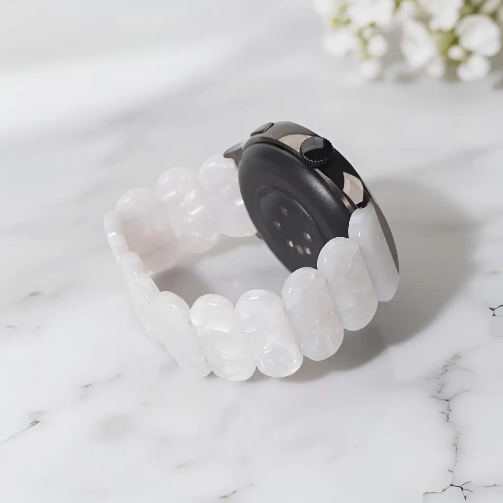 Elastic Resin Bracelet Band, Multiple Sizes, Universal Compatibility