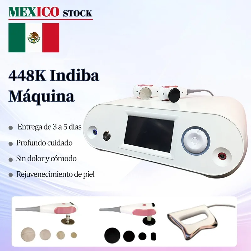 

448k Indiba Therapy Tecar Physical Machine RET CET RF Fat Burning Diathermy Heel Body Pain Relief Physiotherapy Portable Health