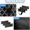 3pcs Quilt Storage Bags With Zipper Foldable Clothes Storage Organizer Dustproof Water Proof Large Capacity Home Closet Organize 5