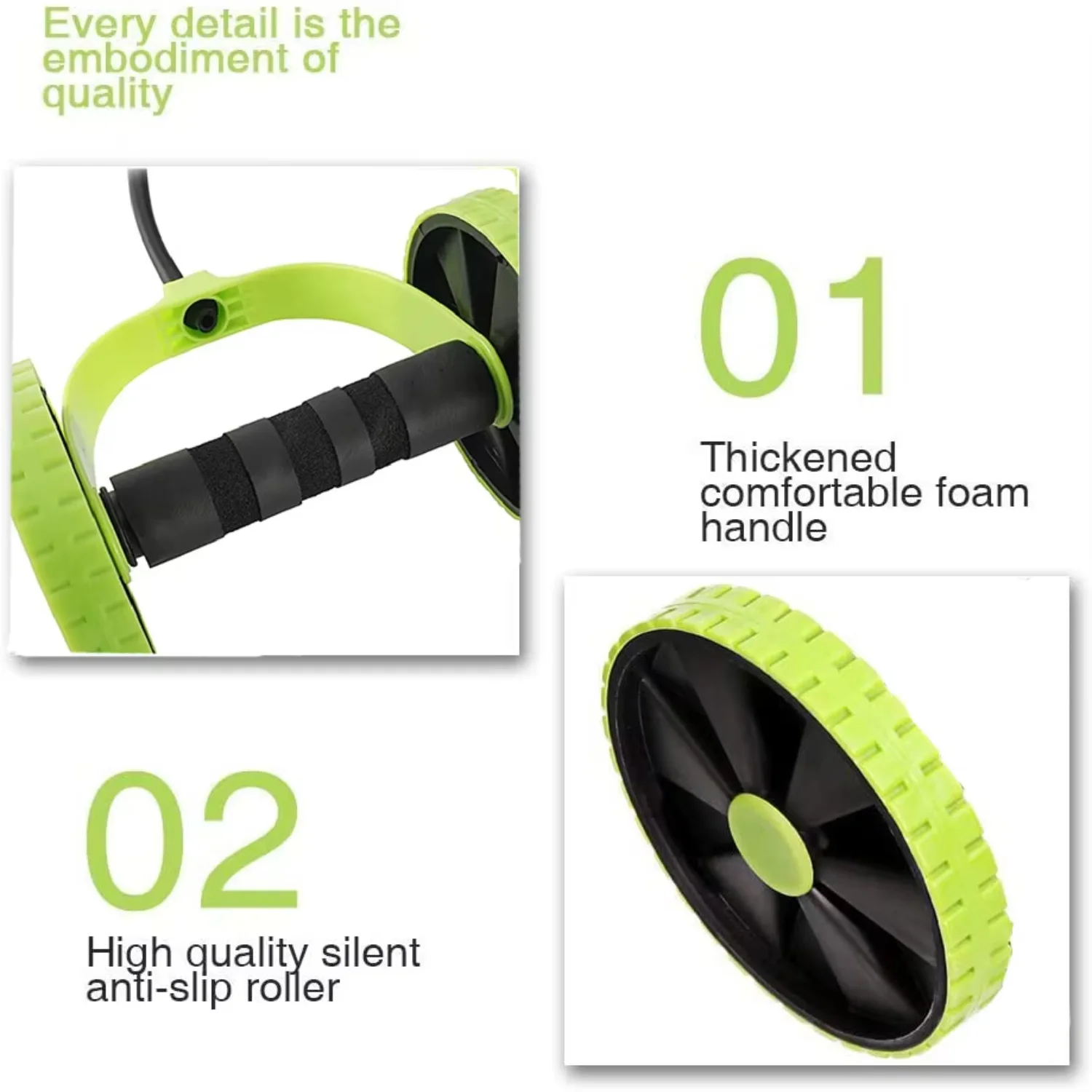 Ab Roller Wheel Abdominal Exercise, Fitness Trainer, Gym Workout