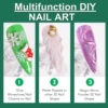 Makartt Nail Rhinestone Glue, Gel Nail Glue for Rhinestones for 3D Design Super Strong Adhesive Nail Gem Glue for Christmas DIY 5