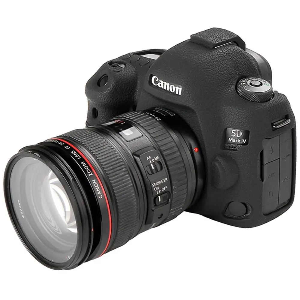 

Для камер Canon 5D Mark IV чехол Высококачественная профессиональная силиконовая резиновая камера Чехол съемная защитная крышка для Canon