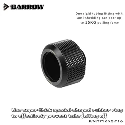 Barrow OD16mm-anillo de sellado de goma, accesorio de tubo duro mejorado, TFYKN2-T16 de compresión de refrigeración por agua