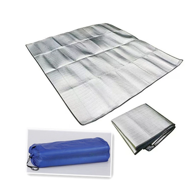Description Picture 3 of itemOutdoor Foldable Picnic Beach Moisture-proof Mattress Camping Mat Pad Silver Waterproof Camping Sleeping Mat Aluminum Foil