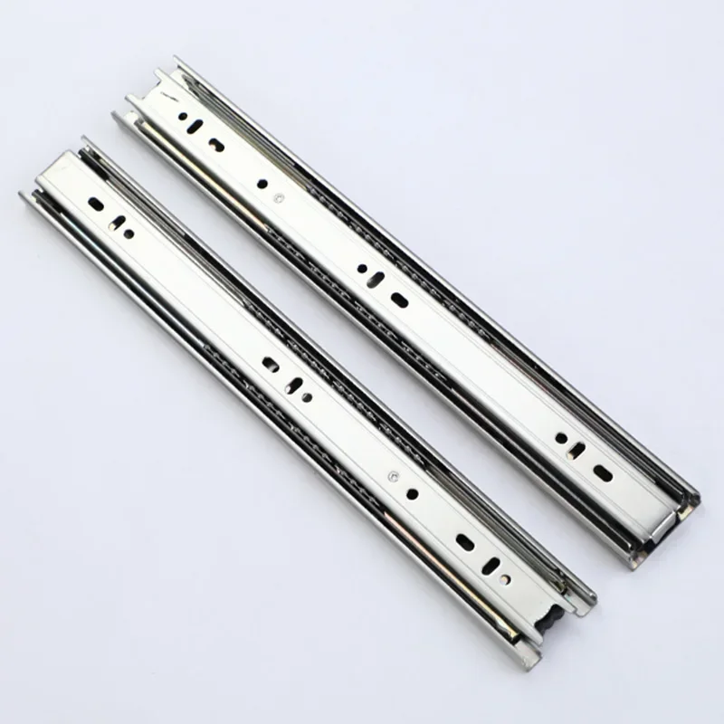 3 Section Soft Close Ball Bearing Drawer Slides Full Extension Side Mount Runner Damping er Cabinet Rails 11/13/15inches