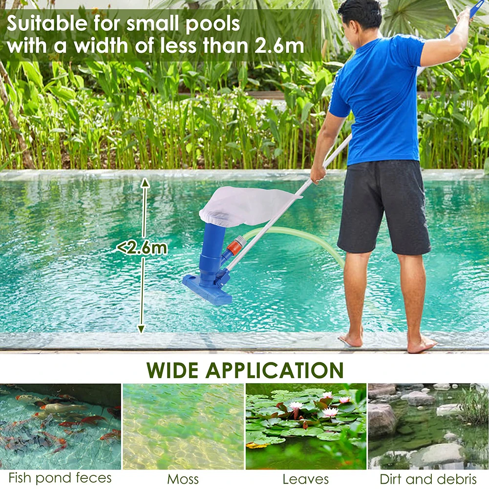 Swimming Pool Vacuum Cleaner Powerful Pool Cleaning Suction Head Brush with Handle Pond Fountain Spa Net Cleaning Tools pool cleaning tool,swimming pool cleaning kit,pond vacuum cleaner,pool cleaning brush