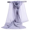2022 New Ladies Tulle Silk Scarf Travel Sunscreen Shawl Women's Chiffon Scarf 3