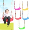 Hanging Seat Toys Height Adjustable Ropes Indoor Outdoor Toys Board Swing Chair Rainbow Curved Board Outdoor Garden Tree Swing 1