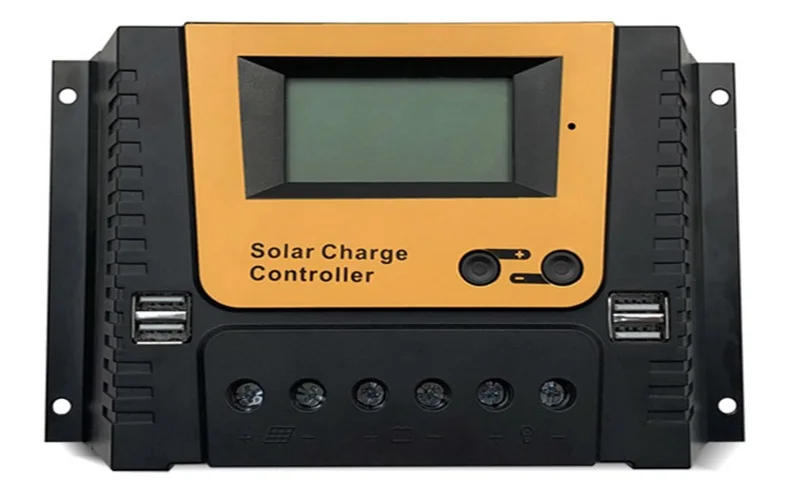 

Lithium Battery Solar Panel Regulator with Backlit Display Temperature
