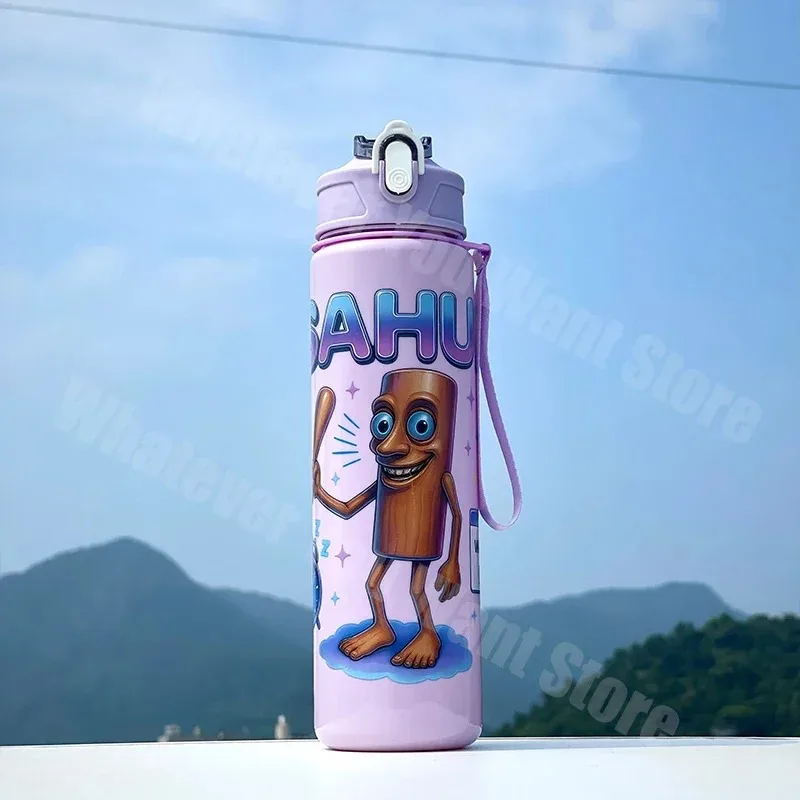 Tralalero Tralala Cute Anime Water Bottle - Sporty Hydration Mug for Halloween & Christmas Gifts