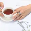 Cremation Jewelry for Ashes Rings Sparkling Sun and Moon Ring Set Memorial Urn Ring for Ashes 5
