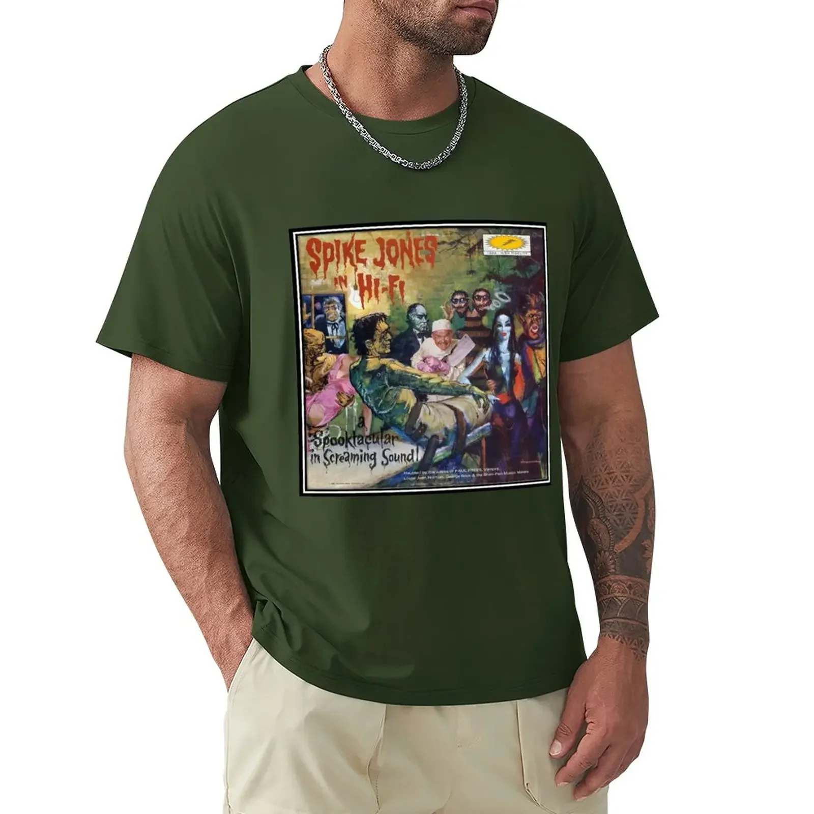 

Spike Jones in HI FI T-Shirt for a boy quick-drying funnys mens graphic t-shirts hip hop