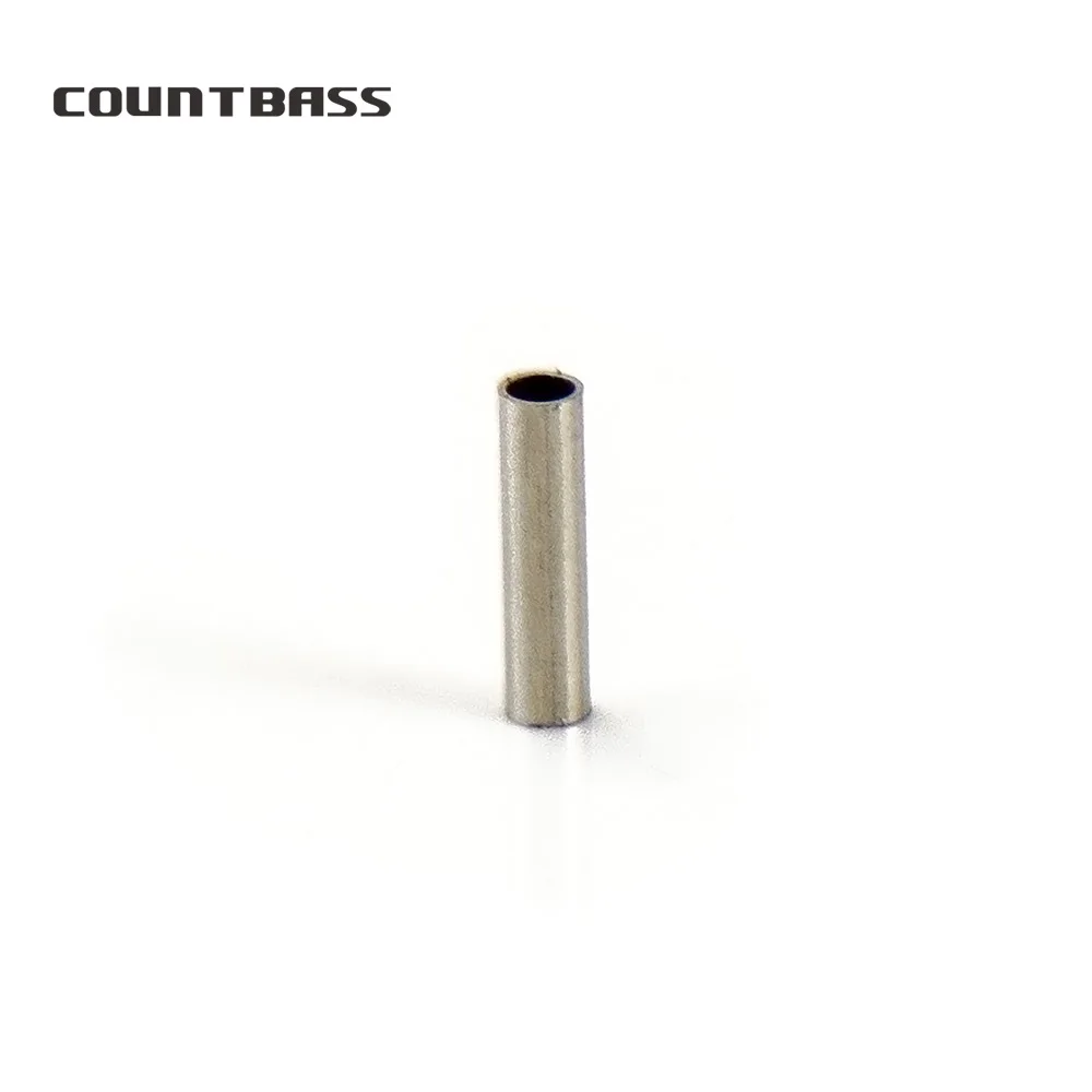 COUNTBASS 50PCS Stainless Steel Space Tube Beads Custom