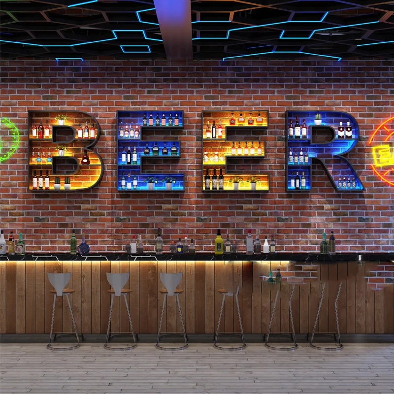 

Club Whisky Bar Cabinet Buffet Reception Desk Pantry Drink Tall Wine Racks Essentials Commercial Botellero Vino Home Equipment