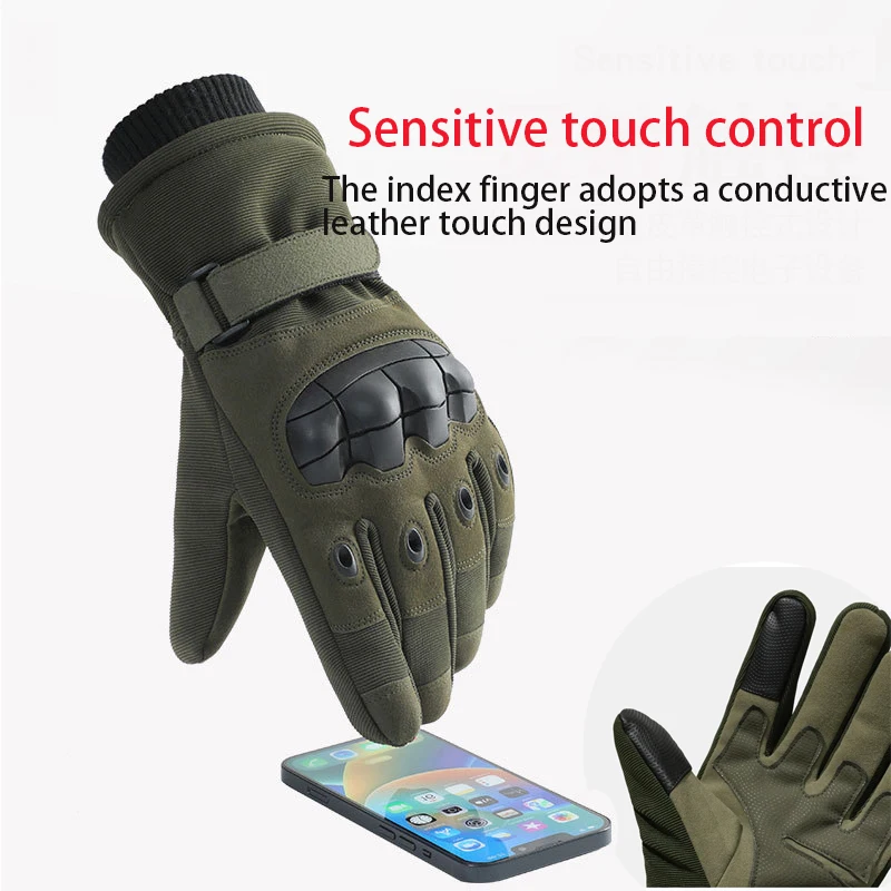 Sports Gloves Finger Gloves Tactical Gloves Full Finger Winter Warm