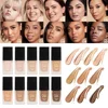 Private Label Liquid Foundation Custom Bulk 15ML Naturally Long-lasting Light Concealer with Dry Mixed Oily Skin Moist Makeup 3