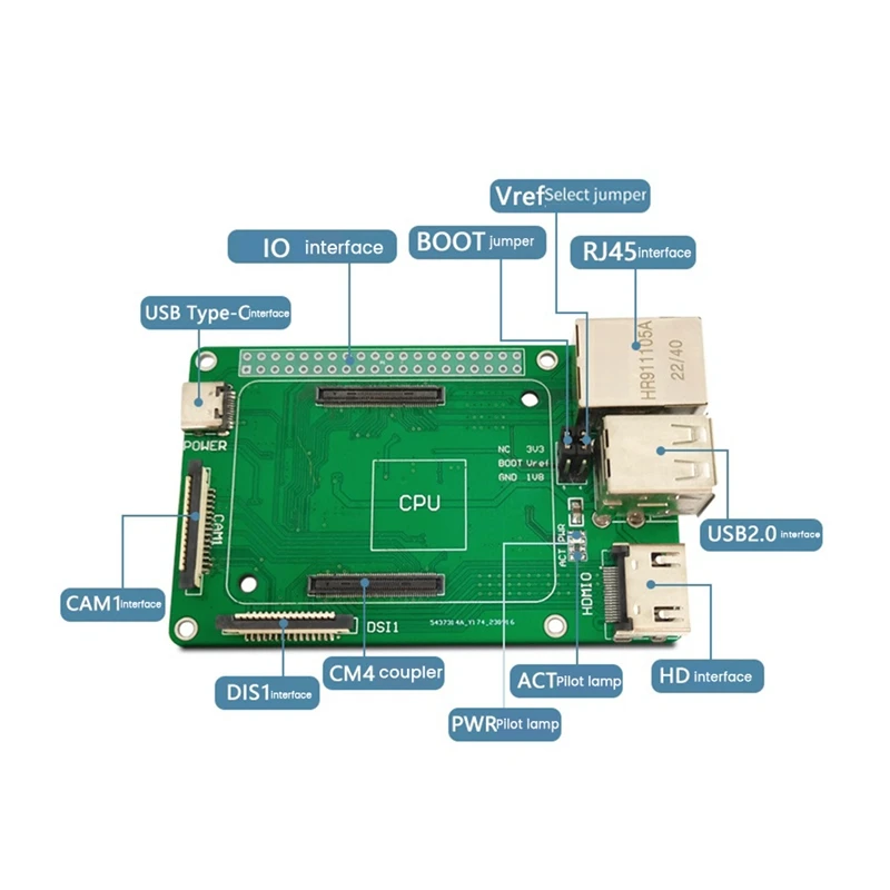   CM4 IO Ȯ ɷ, USB 2.0 ȣȯ Ʈũ Ʈ , ī޶ ̽ 