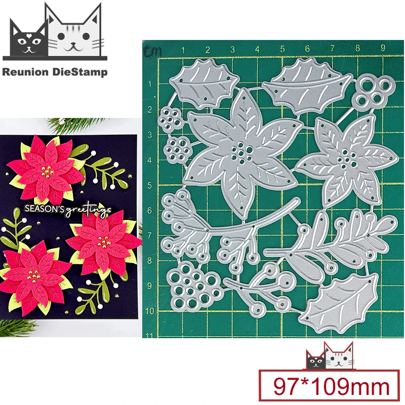 Small Poinsettia Dies (CW260) - B.V
