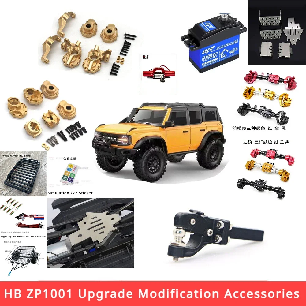 HB ZP1001 RC Remote Control Car Differential Modification