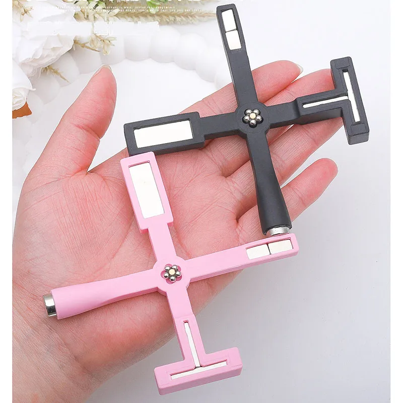 Nail Cat Eye Magnet Five in One Multi functional Pattern Cross Magnet Strong Nail Oil Adhesive Cat Eye
