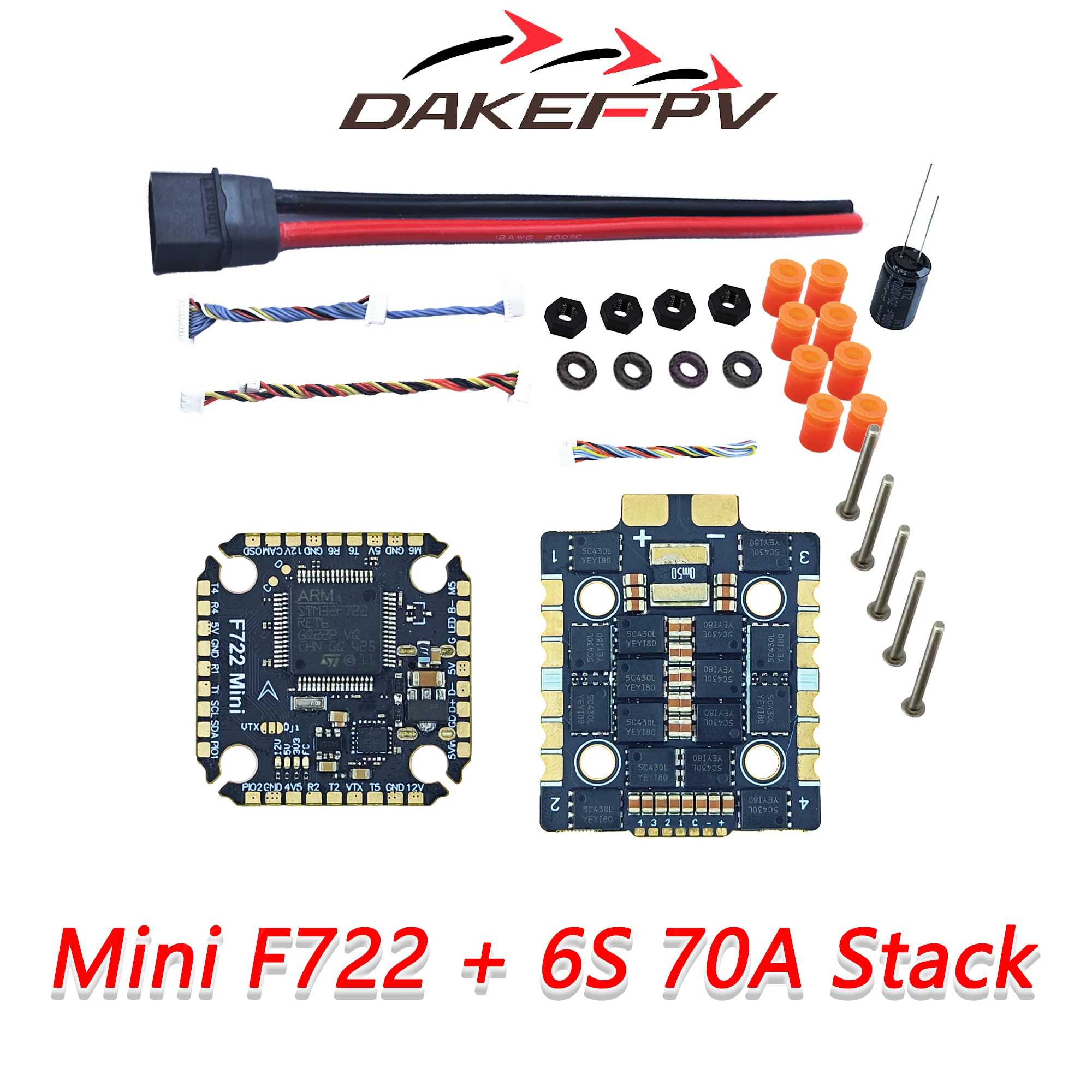 ตัวเลือกสินค้า ชุดควบคุมโดรน F722 ทนทาน สำหรับ FPV ทุกขนาด