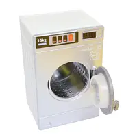 Dollhouse Washing Machine 1/12 Pretend Play Toy for Holiday Present Ages 3-6 2