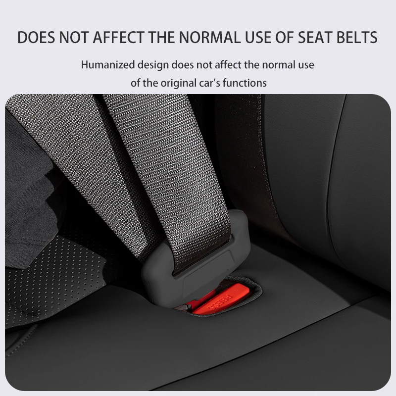 Seal Belt Buckle Cover Silicone Protective Cover for BYD Atto 3/Dolphin/Seagull/ Seal/ Yuan up/Qin Plus /Song Plus EV DMI