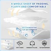 1PC Waterproof Mattress Protector Breathable Anti-mite Fitted Bed Sheet Mattress Cover Machine Washable No Pillowcase 5