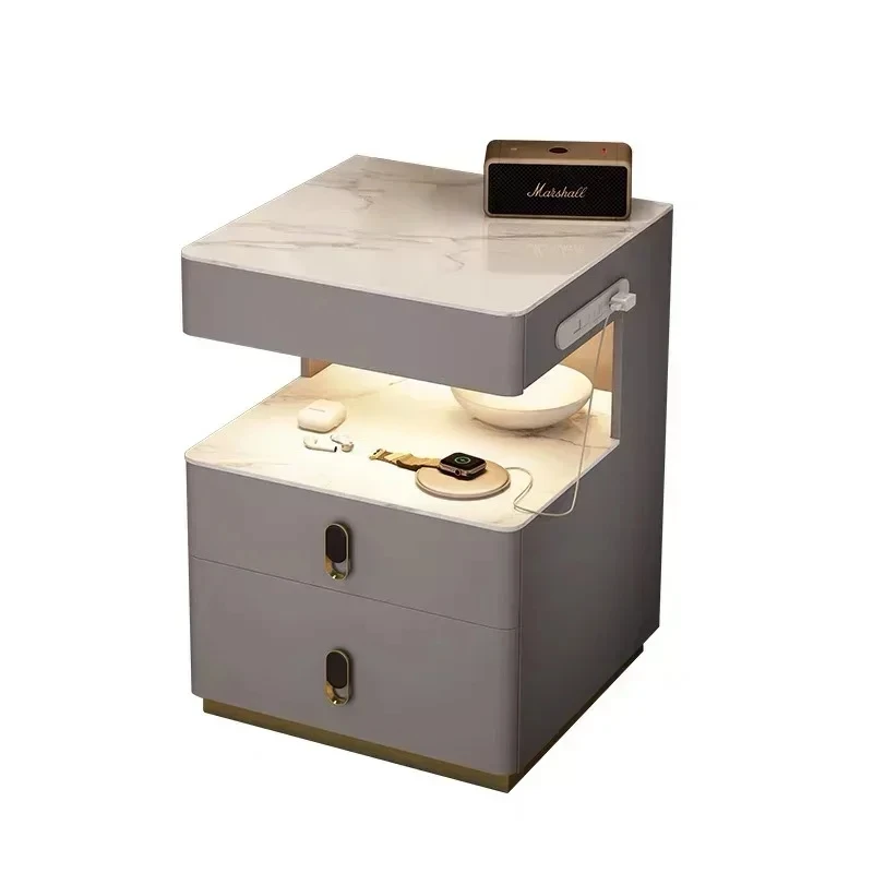 Comodino In Legno Comodino Multifunzionale Intelligente Comodino Comodino Mobili Camera Da Letto Wireless