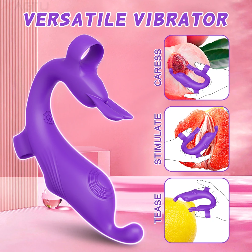 Finger Vibrator for Women Couple Clitoris Masturbation Tools Vibration Vagina Massager Stimulator G Spot Dildo Sex Toy for Women sex toys