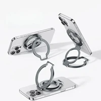360° Rotation Magnetic Finger Ring Phone Holder Aluminum Alloy Foldable  For iPhone 17 16 15 14 13 12 Pro Max 6