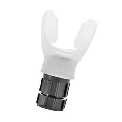 Portable Lightweight Silicone Lung Exerciser and Breathing Exercise Device (WHITE)