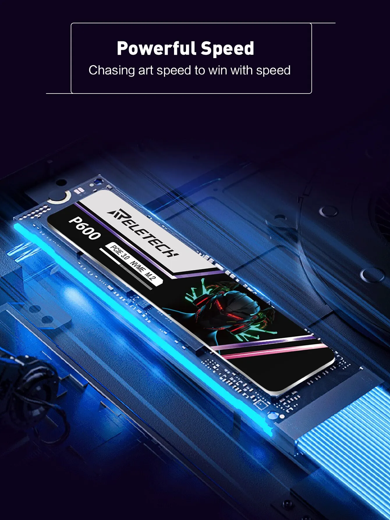 Reletech P600 M2 SSD NVMe 1TB 2TB 512G SSD M.2 2280 PCIe Gen3.0x4 Internal Solid State Drive Hard Disk For Laptop Desktop