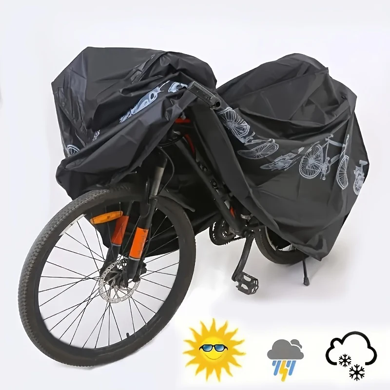 Thickened Bicycle Gear Raincover Bike Cover Outdoor Waterproof Sunshine Snow Protection Cover MTB Bicycle Case Bike Accessories