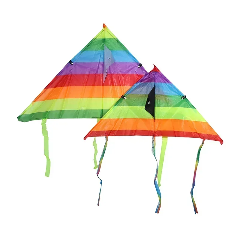 Rainbow Kite Flying Toys for Children Kites Handle Line Outdoor Sports Kites Professional Wind Kites with Kite String Kids Toy 3