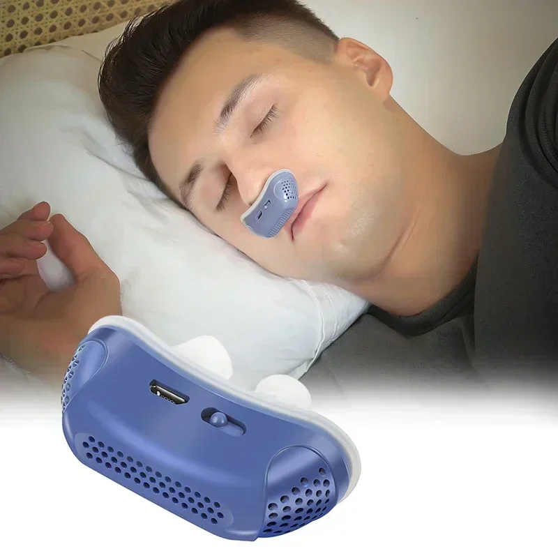 

Micro Electric Anti Snoring Device Smart EMS Pulse Sound Rechargeable Sleep Apnea Stop Snore Aid Insonia Sleeping Men Women