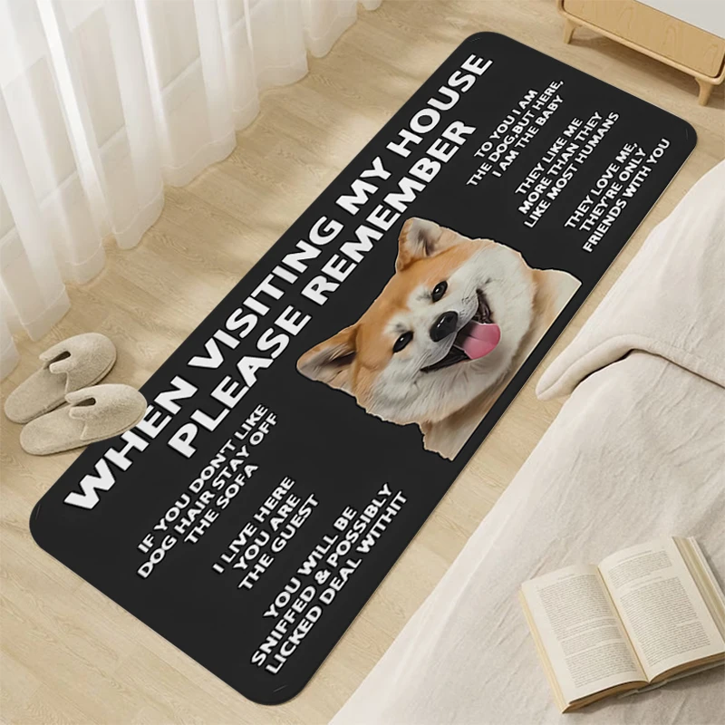 

Non Slip Pet Dog Carpet for Entrance Door Bathroom Sleeping Room Rugs Useful Things for Home Decorations Kitchen Accessories