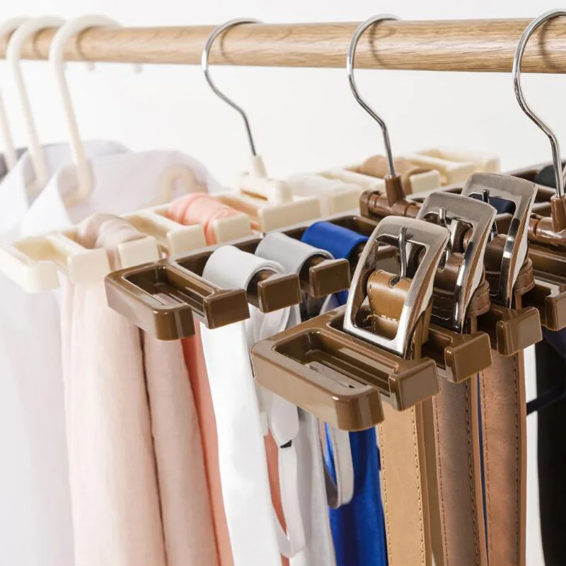 Rotating Wardrobe Organizer: Multifunctional Tie, Belt, and Scarf Hanger
