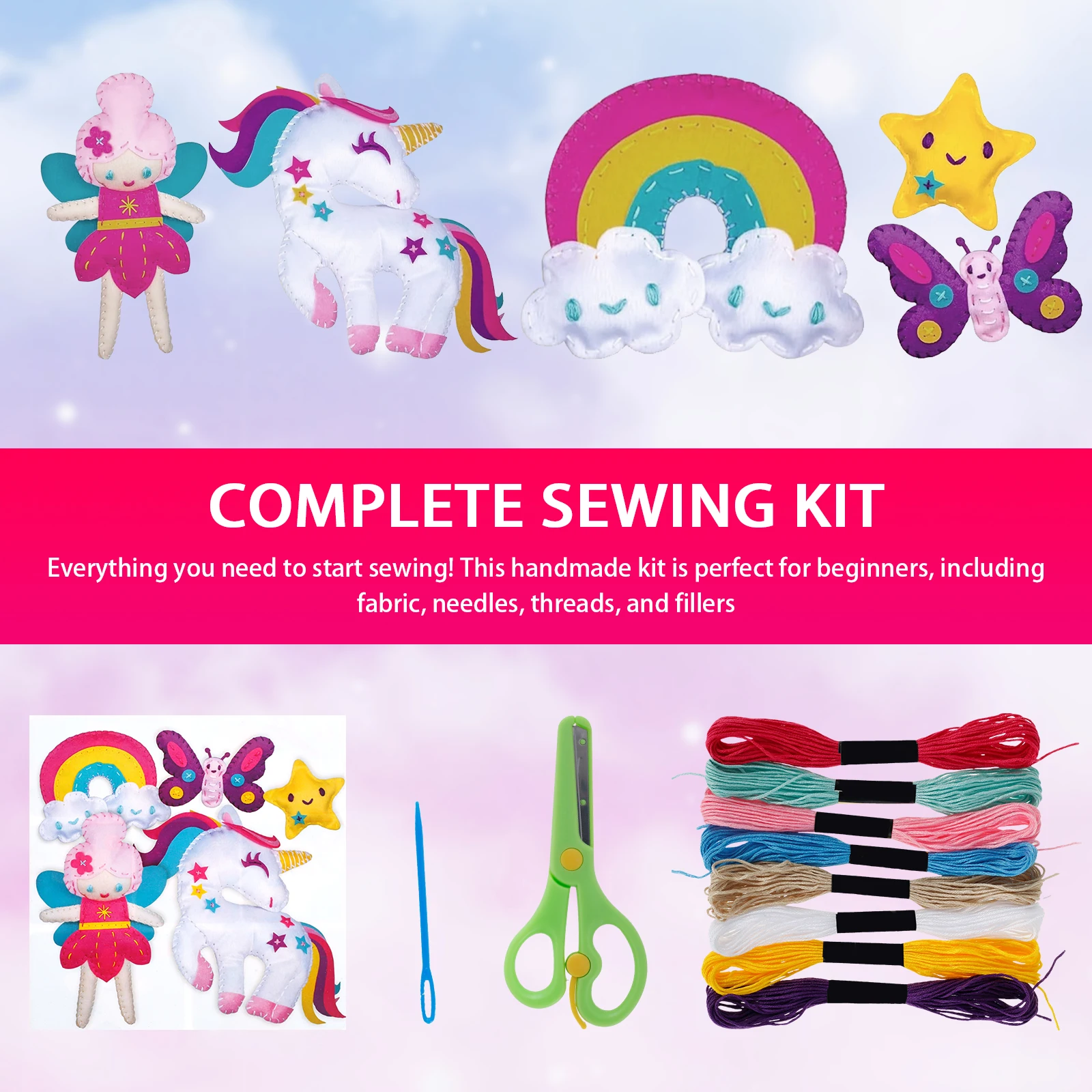 DIY Sewing Kit 9/5Pcs sewing craft kit