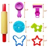 Various Plastic Dough Tools Plasticine Accessories Toys for Kids Animal Molds Rolling Pins Cutting Playdough Molds Puzzle Toys 3