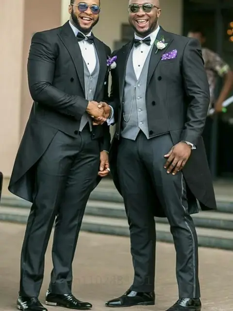 Costume Abito Frac Uomo Giacca Da Frac Rossa Con Paillettes Per Uomo