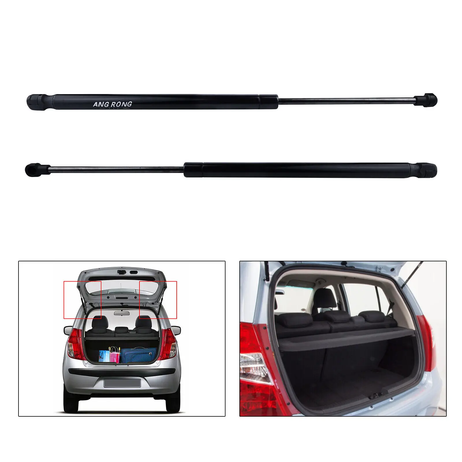 Rear Tailgate Boot Gas Support Struts Hyundai i10 Hatchback I 2008-13 boot gas struts trunk gas spring
