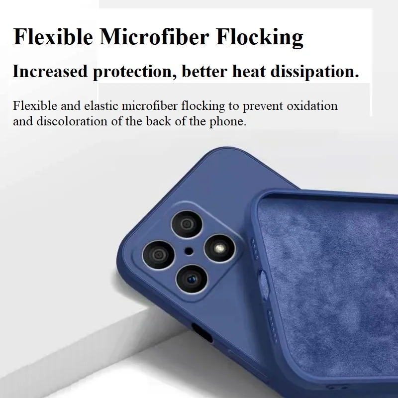 Für OnePlus 10Pro Hautgefühl Einfarbige Flüssigsilikon-Telefonhülle Stoßfeste Schutzhülle Feines Lochobjektiv Anti-Dr_voghion.com